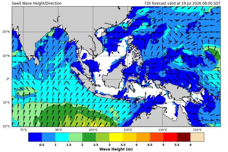 72 hour swell forecast