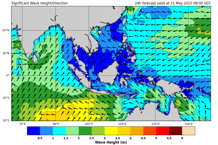 24 hour significant wave forecast 