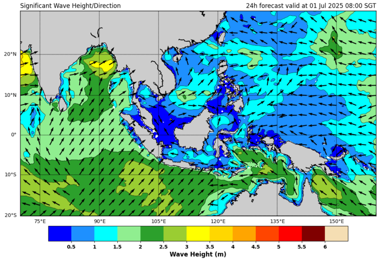 24 hour significant wave forecast 