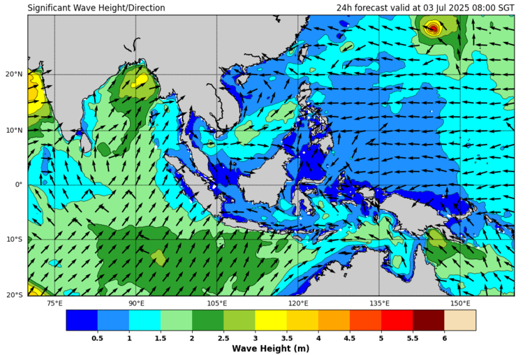 24 hour significant wave forecast 