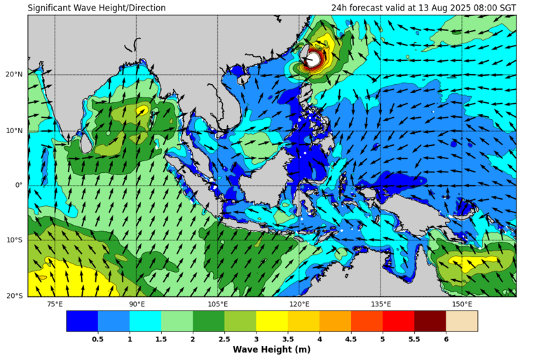 24 hour significant wave forecast 