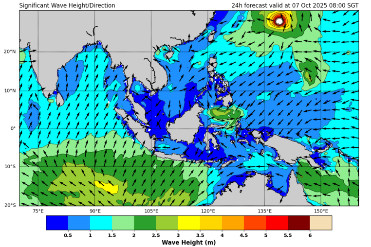 24 hour significant wave forecast 