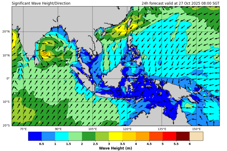24 hour significant wave forecast 