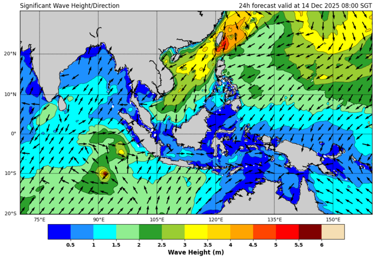 24 hour significant wave forecast 