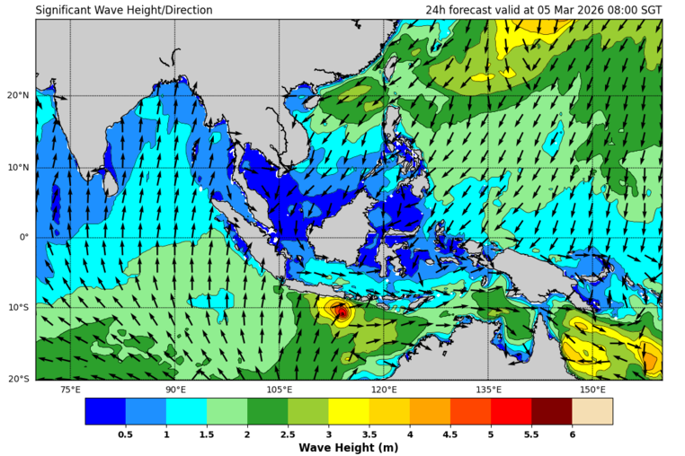 24 hour significant wave forecast 