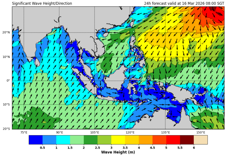 24 hour significant wave forecast 