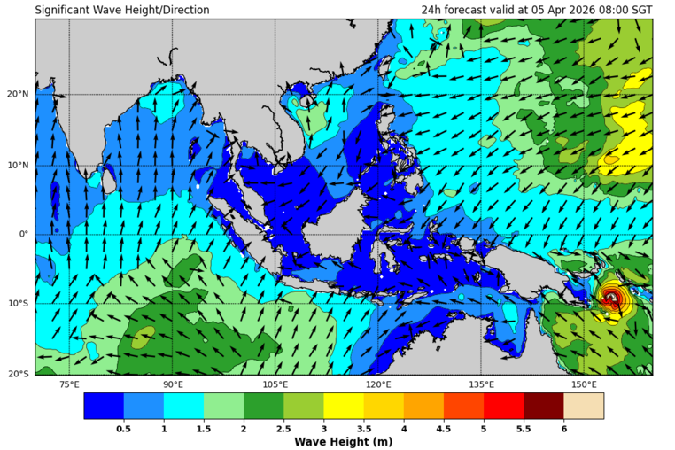 24 hour significant wave forecast 