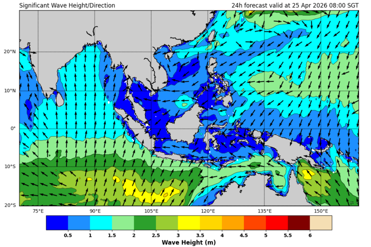 24 hour significant wave forecast 
