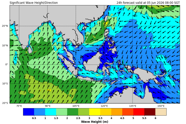 24 hour significant wave forecast 