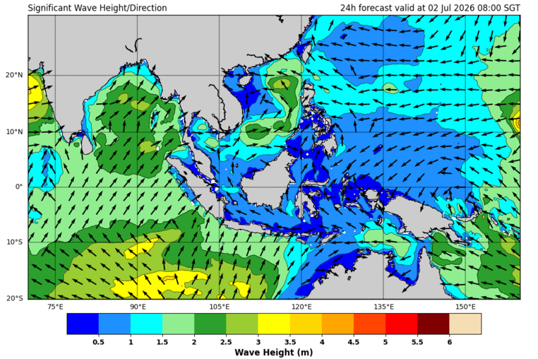24 hour significant wave forecast 