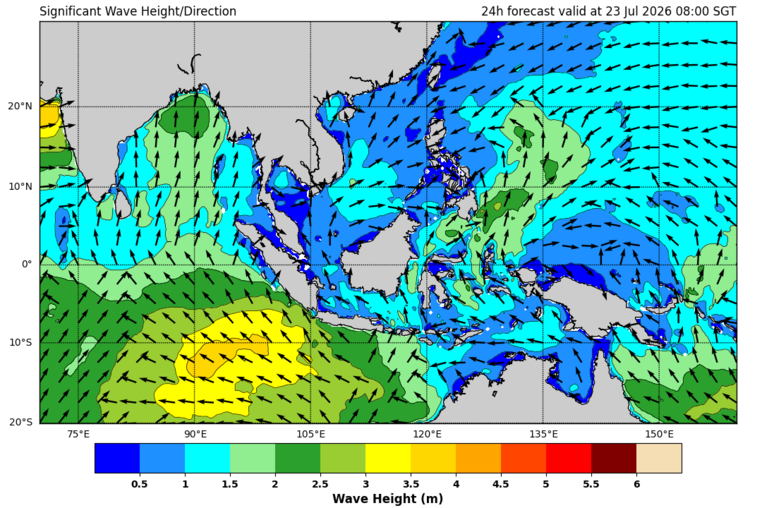 24 hour significant wave forecast 