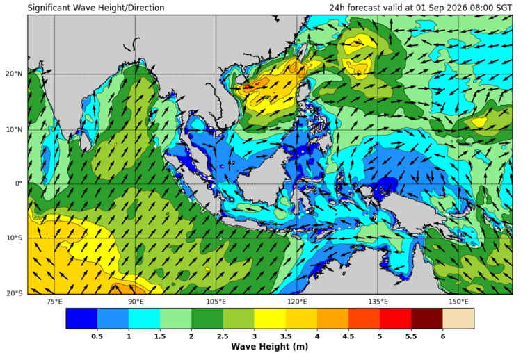 24 hour significant wave forecast 
