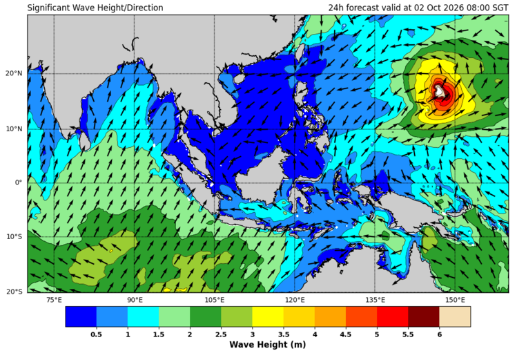 24 hour significant wave forecast 