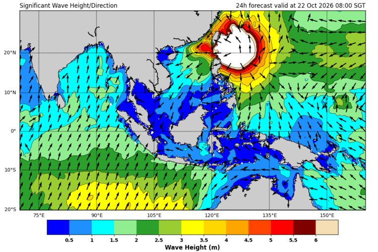 24 hour significant wave forecast 