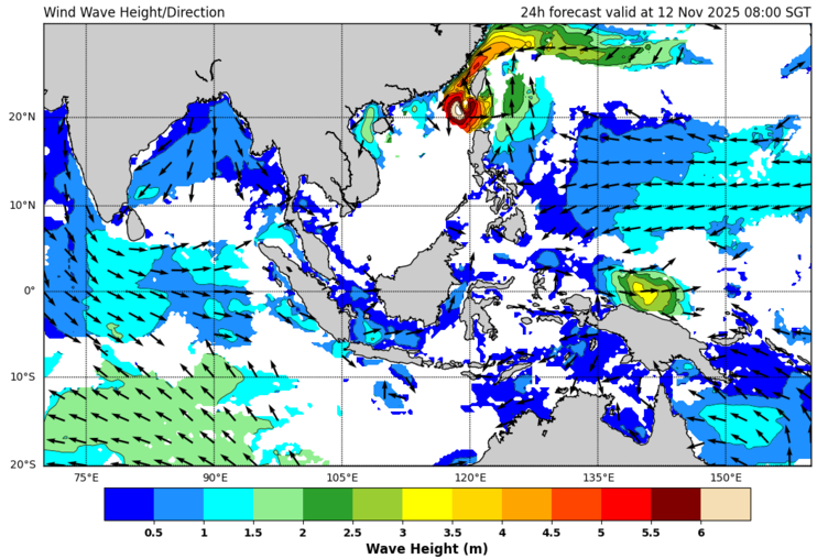 24 hour wave forecast