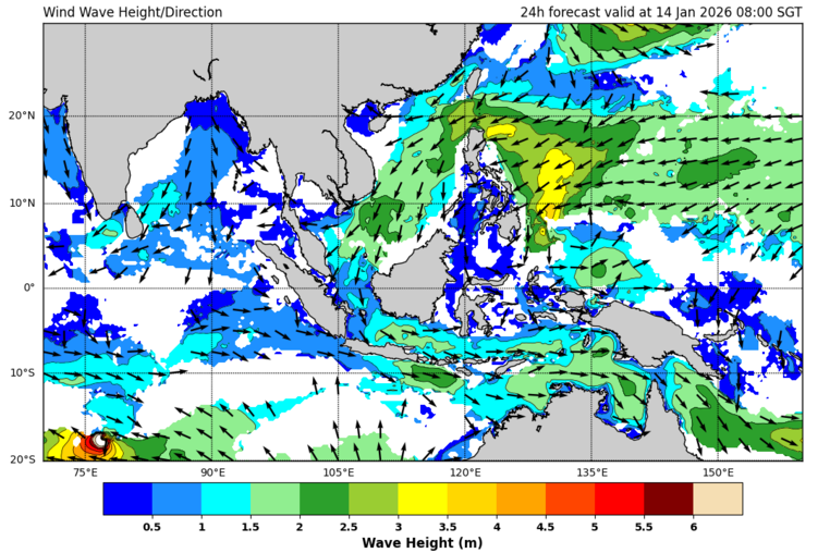 24 hour wave forecast