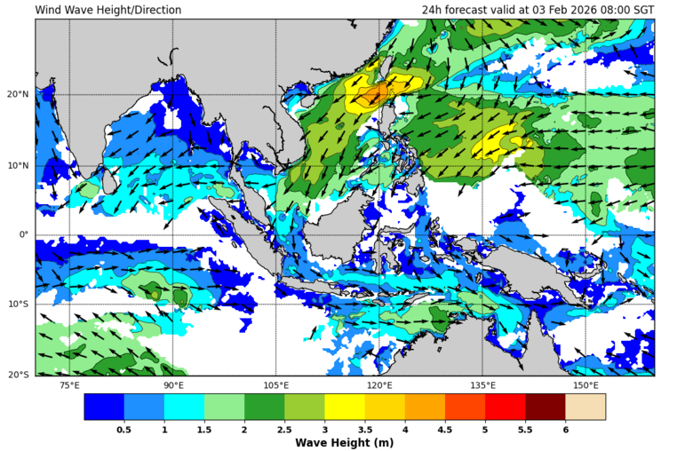 24 hour wave forecast
