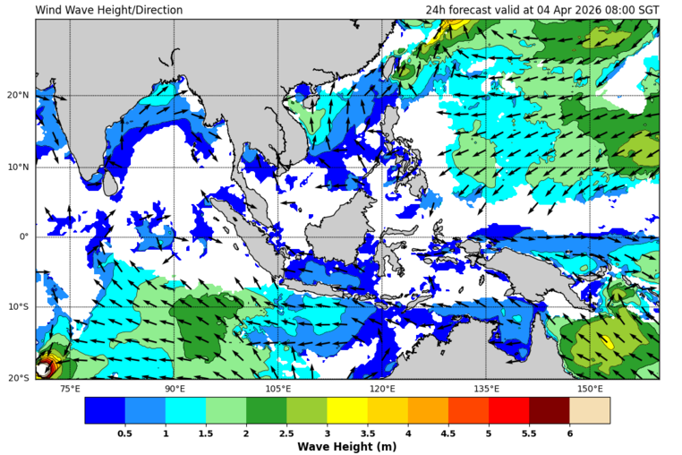 24 hour wave forecast