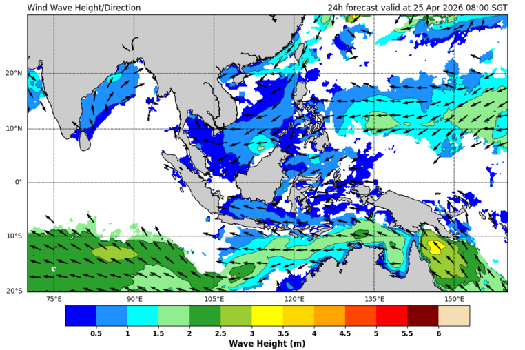 24 hour wave forecast