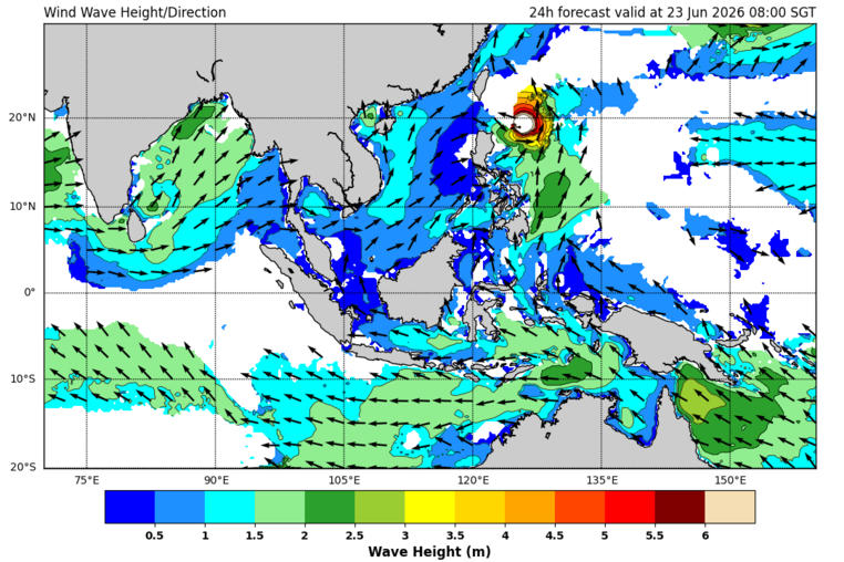 24 hour wave forecast