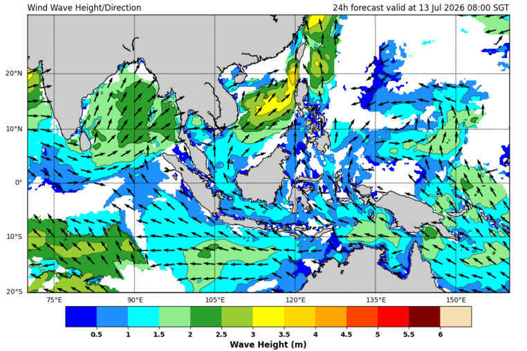 24 hour wave forecast