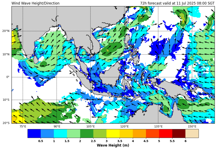 72 hour wave forecast