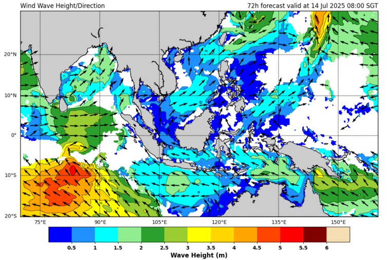 72 hour wave forecast