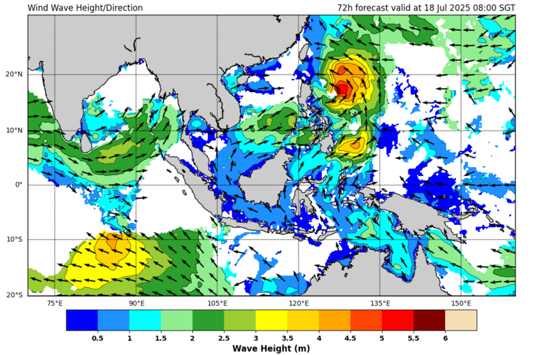 72 hour wave forecast