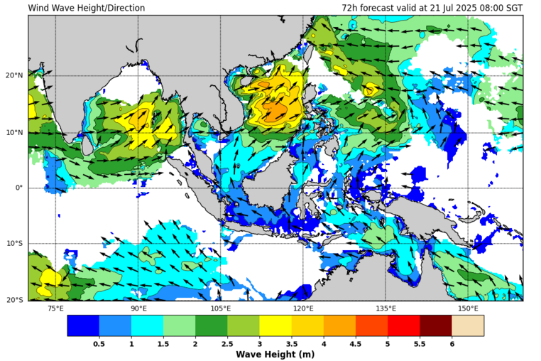 72 hour wave forecast