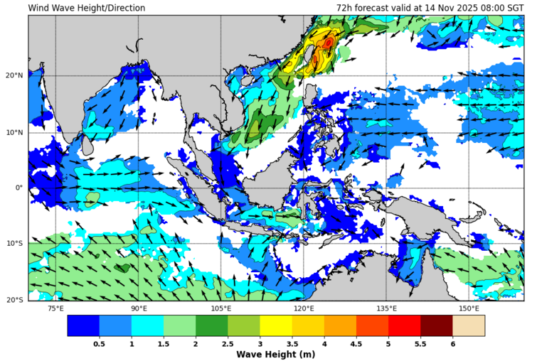 72 hour wave forecast