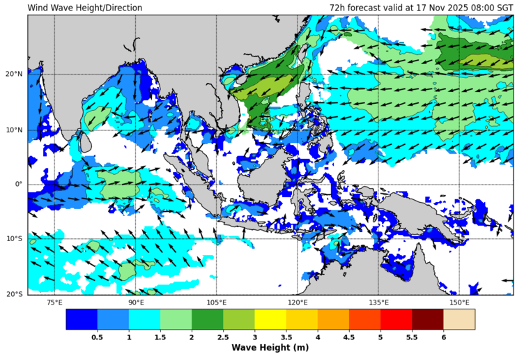 72 hour wave forecast