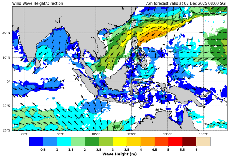 72 hour wave forecast