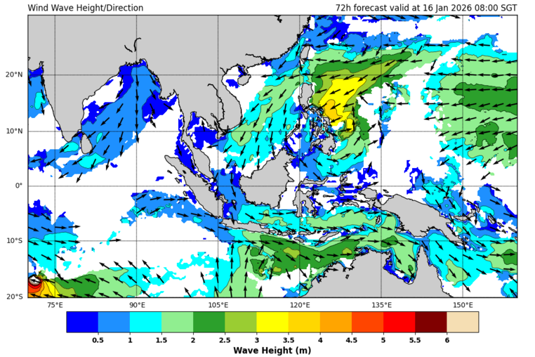 72 hour wave forecast