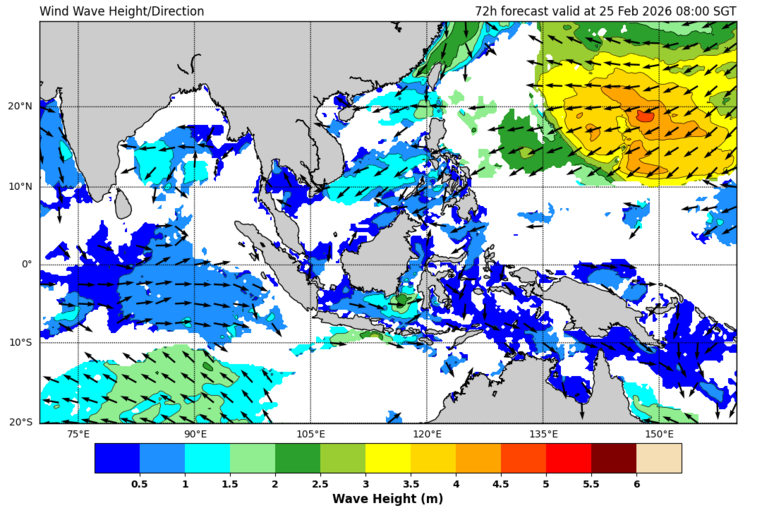 72 hour wave forecast