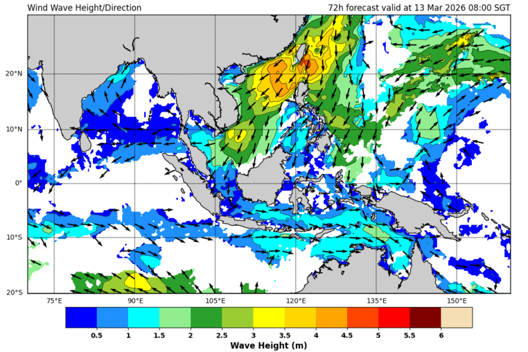 72 hour wave forecast