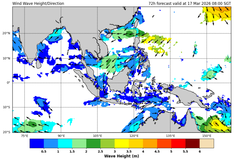 72 hour wave forecast