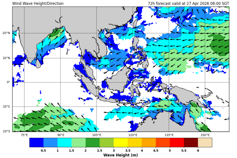 72 hour wave forecast