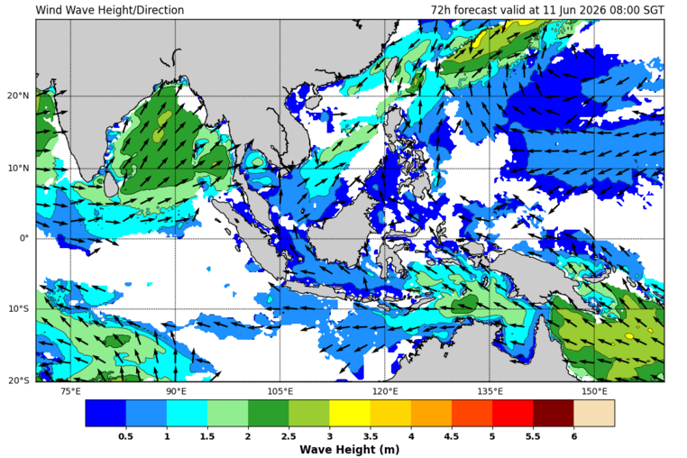 72 hour wave forecast