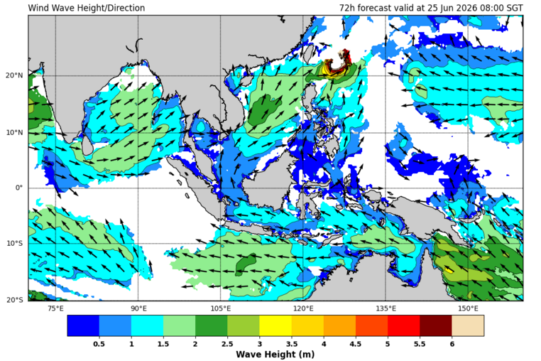 72 hour wave forecast