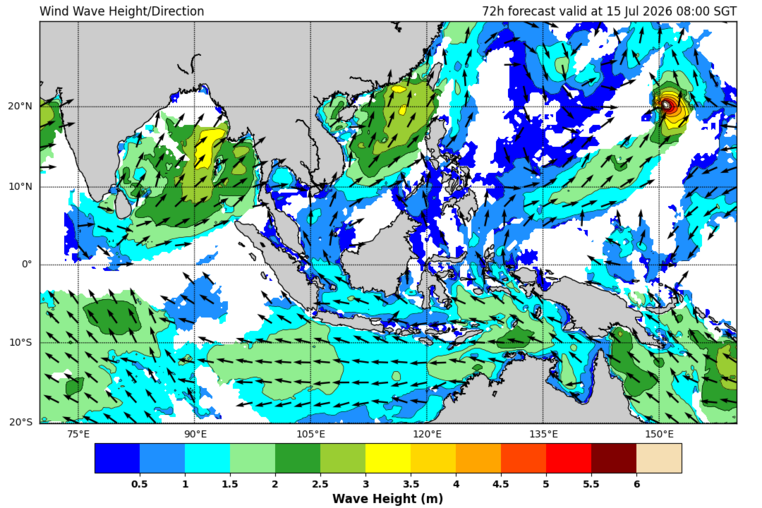 72 hour wave forecast