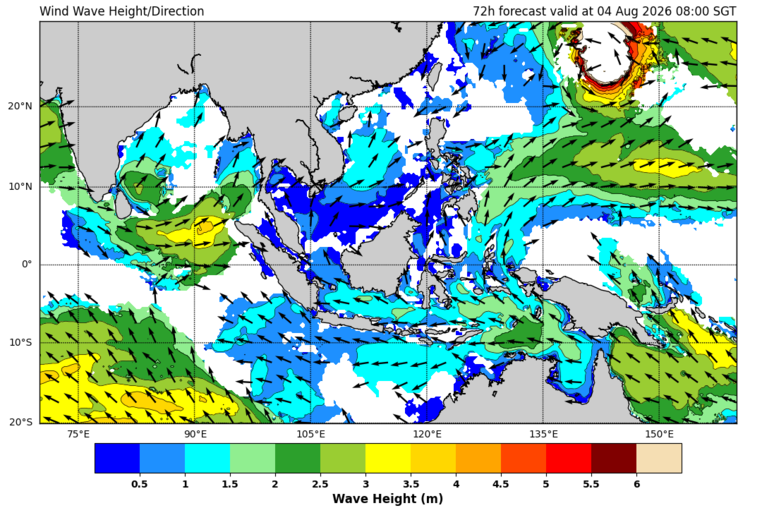 72 hour wave forecast