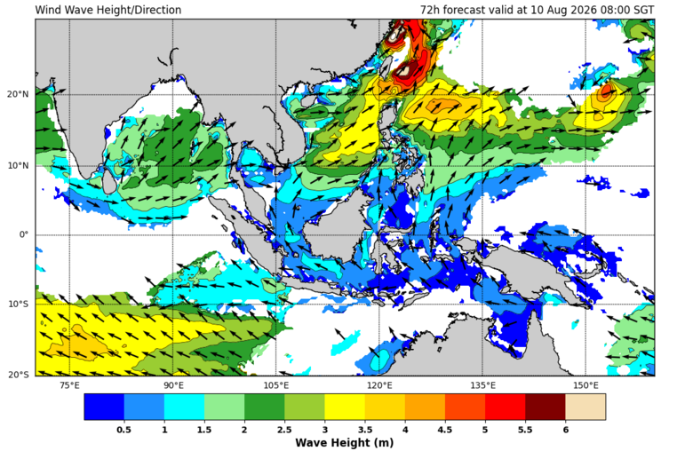 72 hour wave forecast