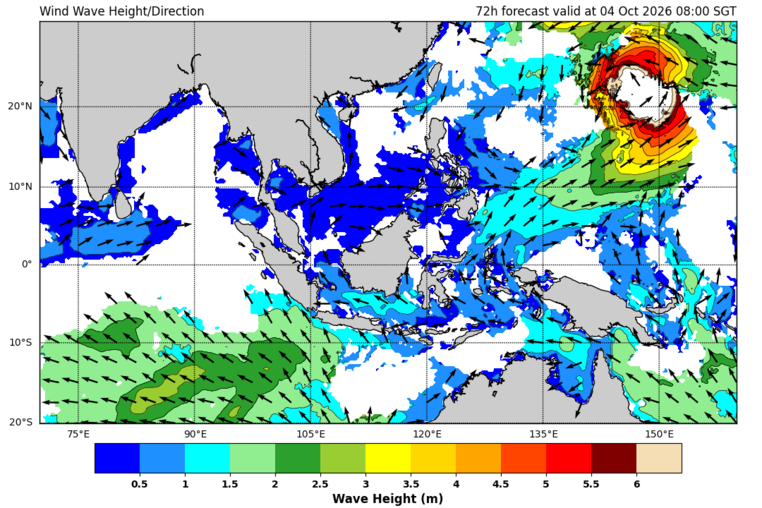 72 hour wave forecast