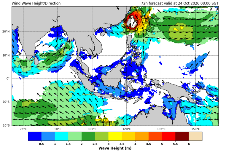 72 hour wave forecast