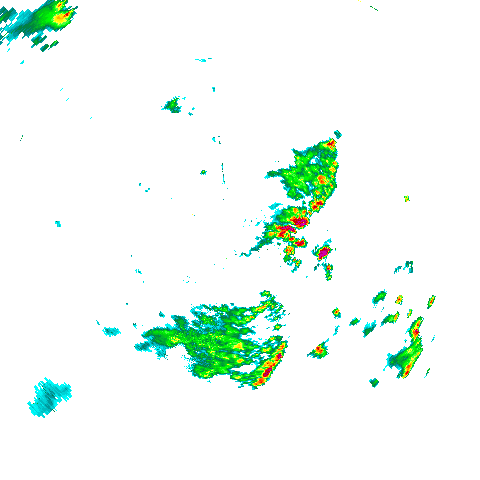 Rain areas 240 km around Singapore