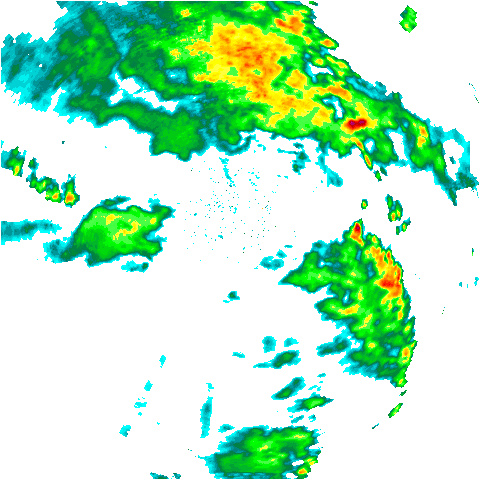 Rain areas 240 km around Singapore
