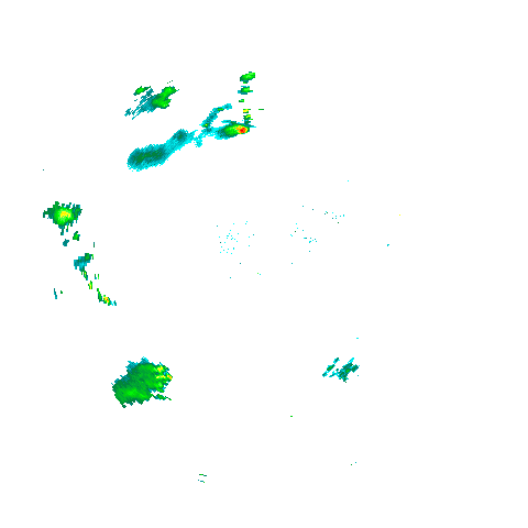 Rain areas 480 km around Singapore