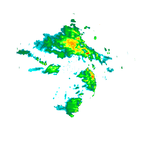 Rain areas 480 km around Singapore