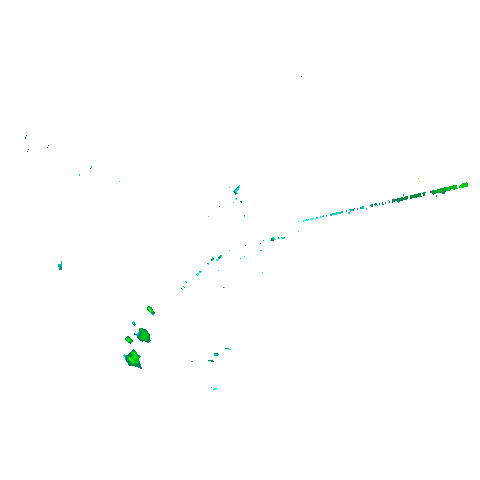 Rain areas 480 km around Singapore