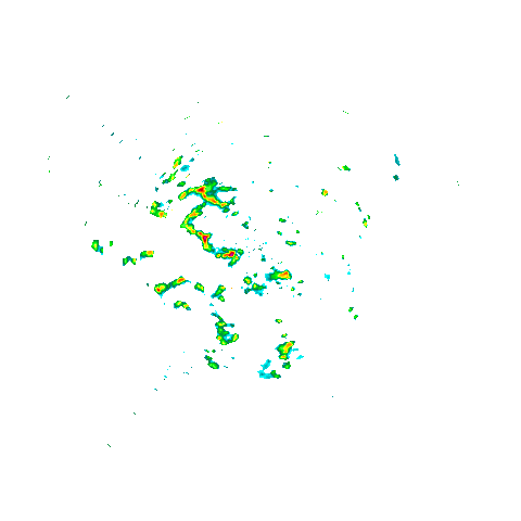 Rain areas 480 km around Singapore